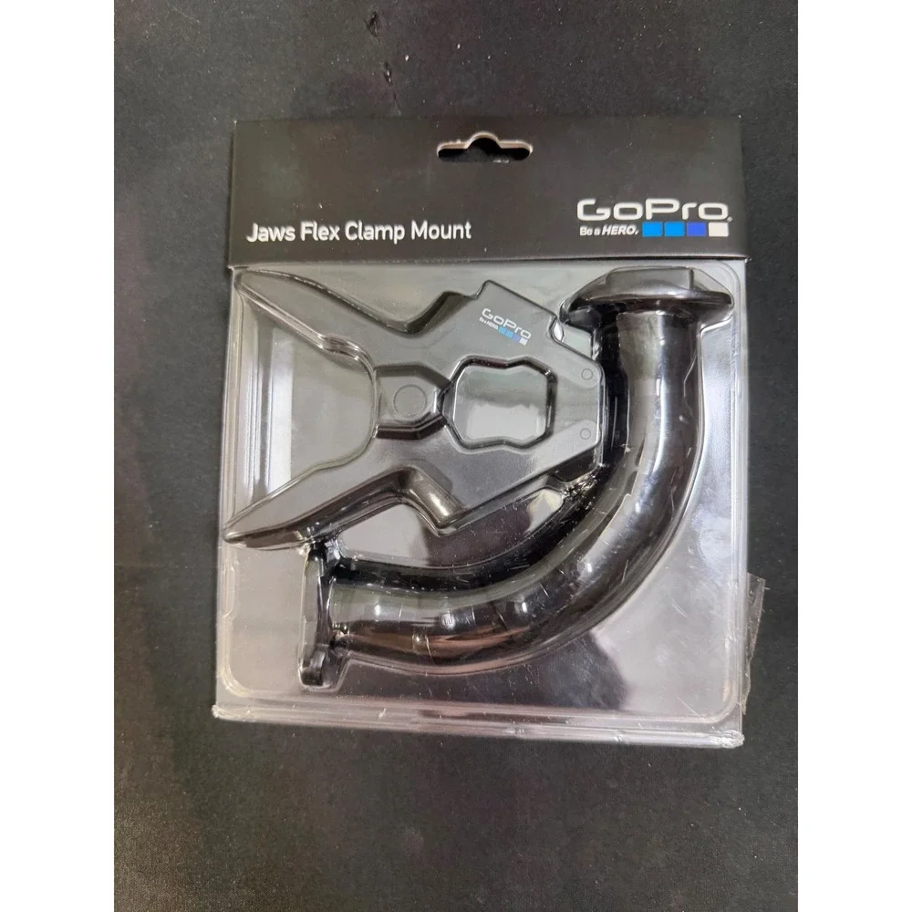 GoPro Jaws Flex Clamp Mount OS Black New ACMPN-001 Adjustable Neck Accessory